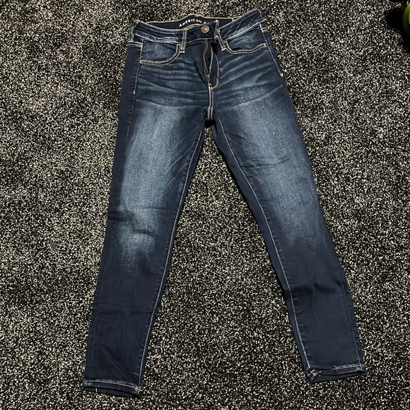 Denim - Women’s American Eagle next level jeggings dark wash size 8 short